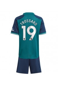 Arsenal Leandro Trossard #19 Jalkapallovaatteet Lasten Kolmas peliasu 2023-24 Lyhythihainen (+ Lyhyet housut)